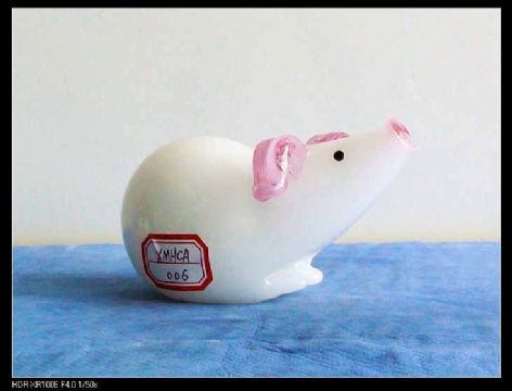 Handmade Mouse Glass Animal 